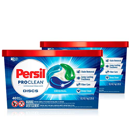 Product Cover Persil ProClean Discs Laundry Detergent, Original, 40 Count, Pack of 2