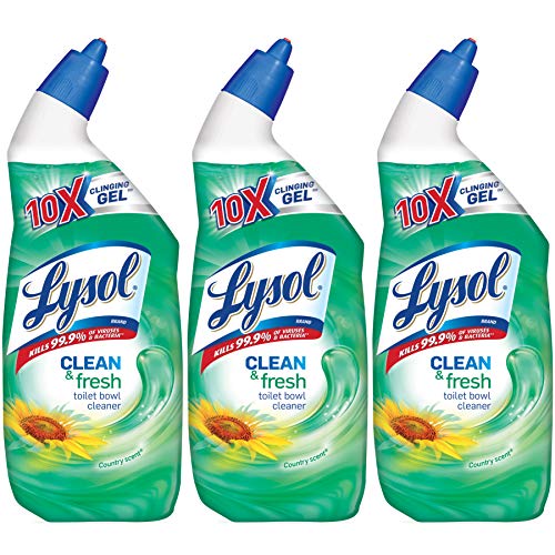 Product Cover Lysol Power & fresh Toilet Bowl Cleaner, Country Scent, 72 Fl. Oz - 3 pack