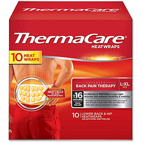 Product Cover Thermacare [1311850-10c] Lower Back & Hip L/XL, 10 Air-Activated HeatWraps