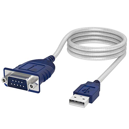Product Cover Sabrent USB 2.0 to Serial (9-Pin) DB-9 RS-232 Converter Cable, Prolific Chipset, Hexnuts, [Windows 10/8.1/8/7/VISTA/XP, Mac OS X 10.6 and Above] 6-Feet (CB-9P6F)