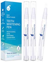 Product Cover Teeth Whitening Pen [3 Pens] - Made In The Usa - Removes Years Of Stains Caused By Coffee, Wine, Smoking- Travel-Friendly