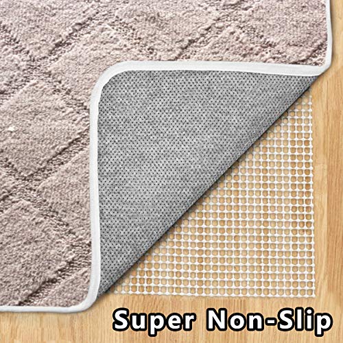 Product Cover Enjoy Holiday 1981 Non Slip Area Rug Pad - 2 × 6, Area Runner Rug Pad for Hardwood Floor, Super Strong Grip, Provides Protection and Cushion