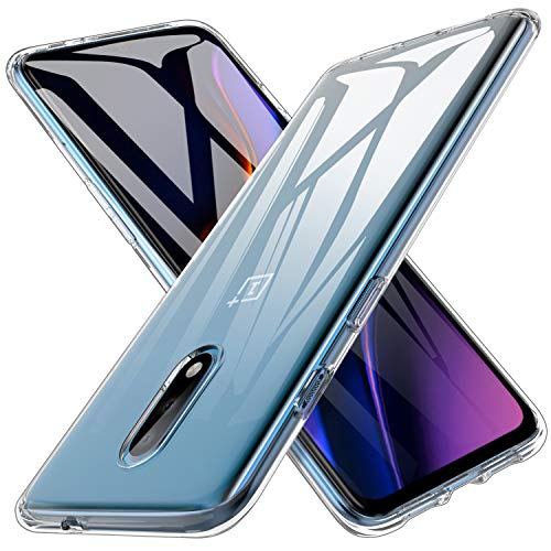 Product Cover IVSO Case for Oneplus 7, JS Scratchproof Lightweight Shockproof Protection Flexible with Standard Limit Drop Protection Case for Oneplus 7 Smartphone (Clear)