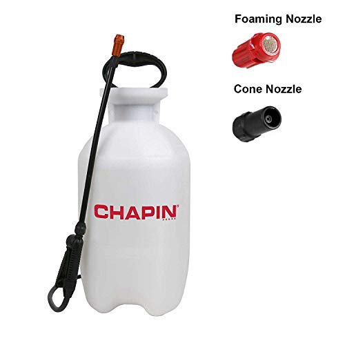 Product Cover Chapin 20542, 2 Gallon Lawn, Garden and Multi-Purpose Sprayer with Foaming and Adjustable Nozzles, Translucent White