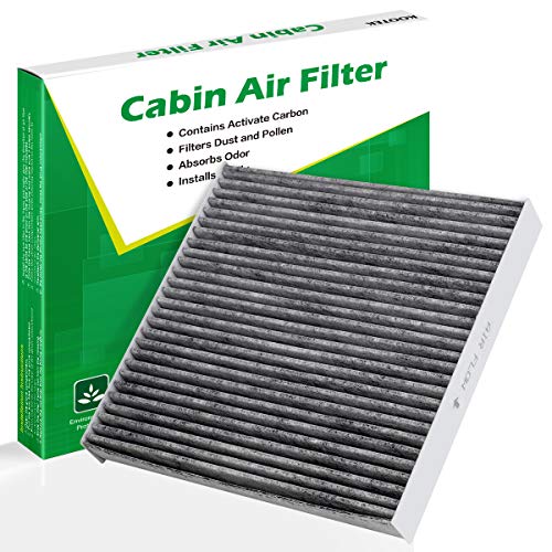 Product Cover Kootek Cabin Air Filter for CF10134 Honda & Acura, Accord/Odyssey/Pilot/Ridgeline/CSX/ILX/MDX/RDX/TLX/RL//RLX/Civic/Croostour/CR-V Active Carbon Filters Dust Pollen Gases Odors (1 Pack)