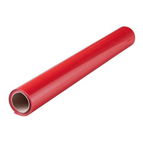 Product Cover HTV Vinyl Heat Transfer Vinyl Roll 12''×5ft，Iron-on Viny for Cricut, Silhouette & Cameo，Heat Press DIY Design for T-Shirts,Clothing and Other Fabrics. (Red, 12in5ft)