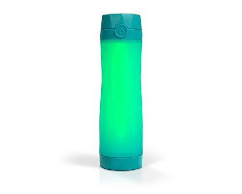 Product Cover Hidrate Spark 3 Smart Water Bottle, Tracks Water Intake and Glows to Remind You to Stay Hydrated, BPA Free, 20 oz, Scuba