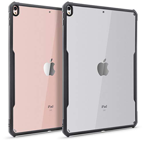 Product Cover TineeOwl iPad Pro/Air 3 (10.5-inch) Ultra Slim Clear Case, Flexible TPU Bumper, Absorbs Shock, Thin, Lightweight (Black)