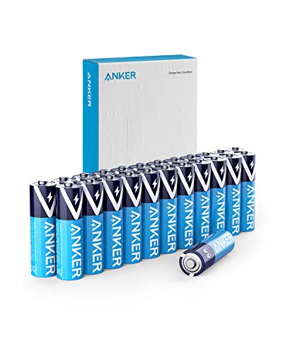 Product Cover Anker Alkaline AA Batteries (24-Pack), Long-Lasting & Leak-Proof with PowerLock Technology, High Capacity Double A Batteries with Adaptive Power and Superior Safety (Non-Rechargeable)