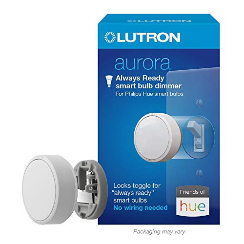 Product Cover Lutron Aurora Smart Bulb Dimmer Switch for Philips Hue smart bulbs, Z3-1BRL-WH-L0, White
