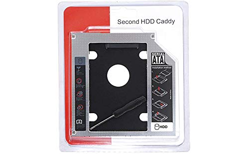 Product Cover 4d Universal 2nd HDD Caddy 9.5mm SATA 2.0 Slim SATA III Hard Drive Optibay Adapter for Laptop CD DVD Optical Drive Bay