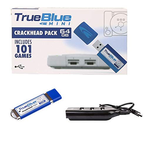 Product Cover PeleusTech® True Blue Mini Crackhead Pack for Playstation Classic - 64GB