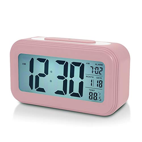 Product Cover Battery Digital Alarm Clock for Bedroom, 4.5