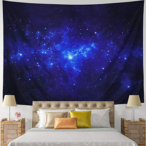 Product Cover Leofanger Tapestry Galaxy Tapestry Universe Milky Way Wall Tapestry Night Starry Sky Wall Hanging Tapestry Trippy Space Celestial Tapestry for Bedroom Living Room Dorm(XLarge-92.5