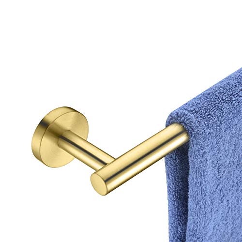 Product Cover Hoooh Bath Towel Bar 24-Inch Stainless Steel Towel Rack Bathroom Towel Hanger Wall Mount Brushed Gold, A100L60-BG