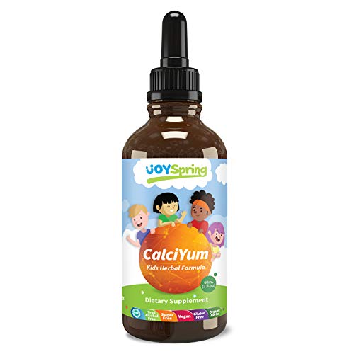 Product Cover Calcium Supplement for Kids - Kids Calcium Drops for Toddlers - Natural Kids Vitamins for Healthy Bones & Teeth - Sugar Free & Gluten Free - Toddler Approved Taste - 60 mL Bottle