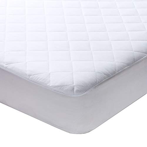 Product Cover Milddreams Twin XL Mattress Pad Cover Protector Size 39x80 inches Stretches to 16 Deep - Quilted Fitted Sheet for Twin Extra Long Bed, Hipoallergenic