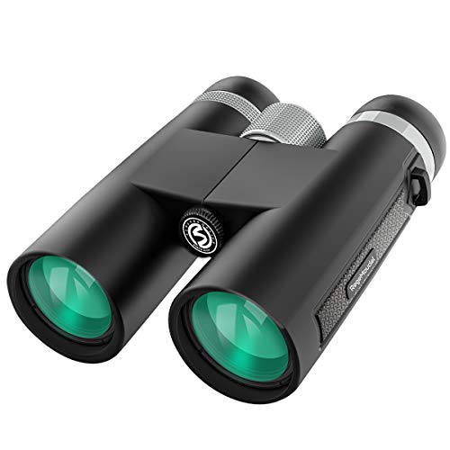 Product Cover RegeMoudal 12x42 HD Binoculars for Adults, Waterproof Compact Binoculars with Clear Weak Light Vision, Suitable for Bird Watching Hunting Traveling - Prism Bak4 FMC Lens with Smartphone Adapter