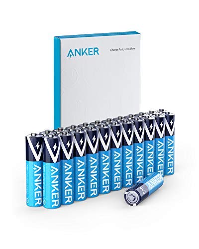 Product Cover Anker Alkaline AAA Batteries (24-Pack), Long-Lasting & Leak-Proof with PowerLock Technology, High Capacity Triple A Batteries with Adaptive Power and Superior Safety