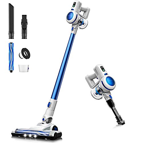 Product Cover Orfeld Cordless Vacuum, Stick Vacuum Cleaner 2 in 1, 17 kPa Powerful Suction, Lightweight Handheld Vacuum with Detachable Battery, LED Brush for Deep Clean Pet Hair Carpet Hard Floor