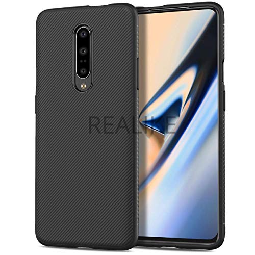 Product Cover REALIKE OnePlus 7 Pro Back Cover, Beetle Series Shockproof Line Texture Case for Oneplus 7 Pro