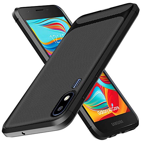 Product Cover yuanming Samsung Galaxy A2 Core Case, Flexible Soft TPU Slim Light Rugged Durable Armor Snugly Fit Case for Samsung Galaxy A2 Core -Black