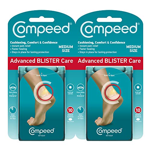 Product Cover Compeed Advanced Blister Care Cushions, 10 Count Medium Sized Pads (2 Pack)