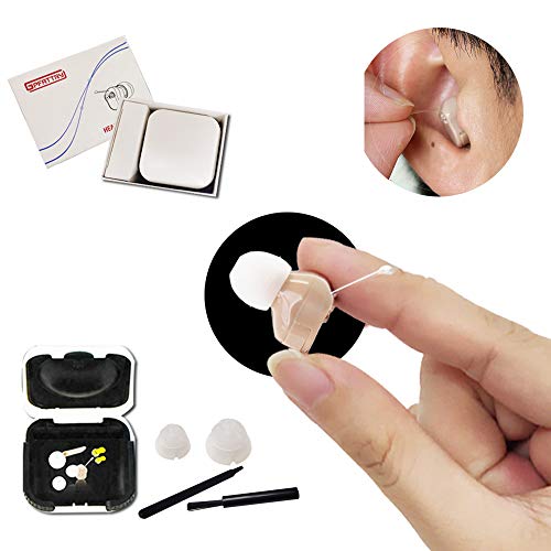 Product Cover Mini Hearing Amplifier in The Ear Noise Reduction with Volume Adjustement Stick Gift Packing