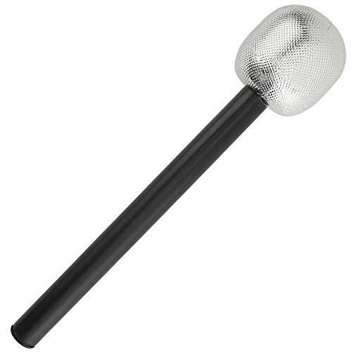 Product Cover Skeleteen Stage Mic Costume Prop - Rock Star Toy Microphone Party Favor Decorative Props Costume Accessory - 1 Piece