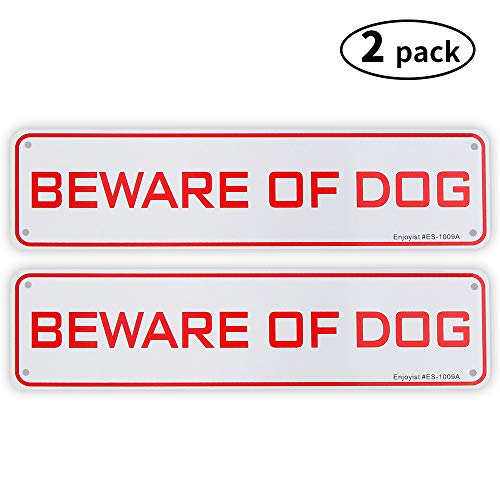 Product Cover 2 Pack Beware of Dog Sign, 12