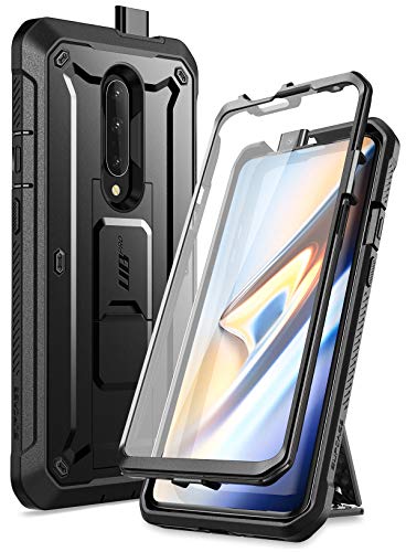 Product Cover SupCase Unicorn Beetle Pro Series Case Designed for OnePlus 7 Pro, Full-Body Rugged Holster Kickstand OnePlus 7 Pro Case with Built-in Screen Protector (Black)