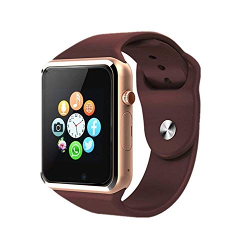 Product Cover Bluetooth Smart Watch Touch Screen Smartwatch with Camera for Android (Golden)