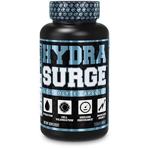 Product Cover HYDRASURGE Electrolyte Capsules - Keto Friendly Hydration Supplement for Rehydration & Recovery - with Key Minerals, Himalayan Sea Salt, Coconut Water & More - 120 Veggie Pills