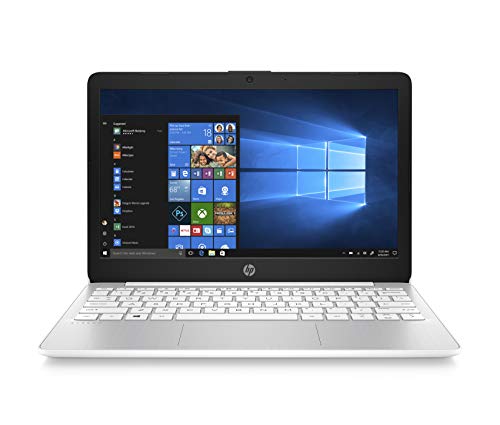 Product Cover HP Stream 11-Inch Laptop, Intel X5-E8000 Processor, 4 GB RAM, 32 GB eMMC, Windows 10 Home in S Mode with Office 365 Personal and 1 TB Onedrive Storage for One Year (11-ak1020nr, Diamond White)