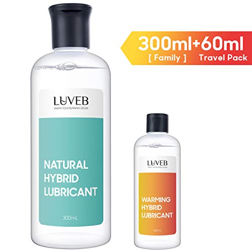 Product Cover Personal Lubricant Silicone Water Based Lube for Women and Men and Intimate Couples,Family Travel Pack Set,Massage Oil Super Slick Long Lasting-(Sensitive Skin Friendly)，300ml&60ml