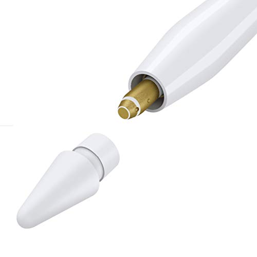 Product Cover Tips Compatible with Apple Pencil 2 Gen iPad Pro Pencil - Apple Pencil iPencil Nib for iPad Apple Pencil 1 st/Pencil 2 Gen White