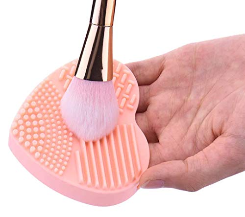 Product Cover AY Silicone Brush Egg Cosmetic Makeup Brush Cleaner (Colour may Vary)