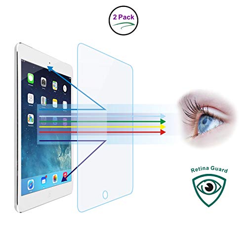 Product Cover Entwth Anti Blue Light Tempered Glass Screen Protector[2 Packs] for iPad Air/Air 2/iPad 9.7