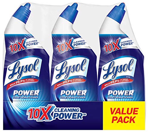 Product Cover Lysol Lysol Power Toilet Bowl Cleaner, 10x Cleaning Power, 3 Count