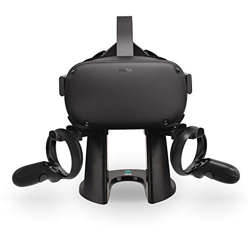 Product Cover AMVR VR Stand,Headset Display Holder and Controller Mount Station for Oculus Rift S / Oculus Quest Headset and Touch Controllers