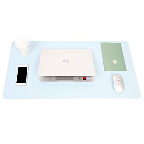 Product Cover Writing Desk Pad Protector, YSAGi Anti-Slip Thin Mousepad for Computers,Office Desk Accessories Laptop Waterproof Desk Protector for Office Decor and Home (Sky Blue, 31.5