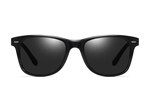 Product Cover Polarized Sunglasses for Women and Men Retro Driving Rectangular Sun Glasses 100% UV Blocking