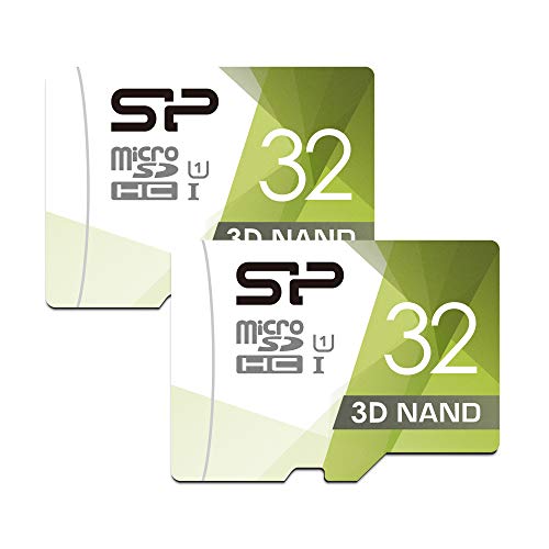 Product Cover Silicon Power 32GB Dual Pack High Speed MicroSD Card with Adapter (2 Pack)