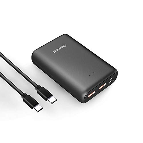 Product Cover Charmast 10400mAh PD Power Bank USB-C 18W Power Delivery Portable Charger External Battery Pack Quick Charge QC 3.0 Compatible iPhone 11 Pro Max/XS/S/ 8 Samsung S10/ Note 10 Pixel 3/ 3XL Huawei