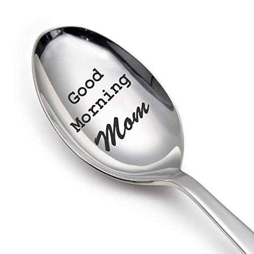 Product Cover Good morning Mom Spoon-mom gifts-mom gifts for birthday-mom gifts from daughter-mom gifts from son