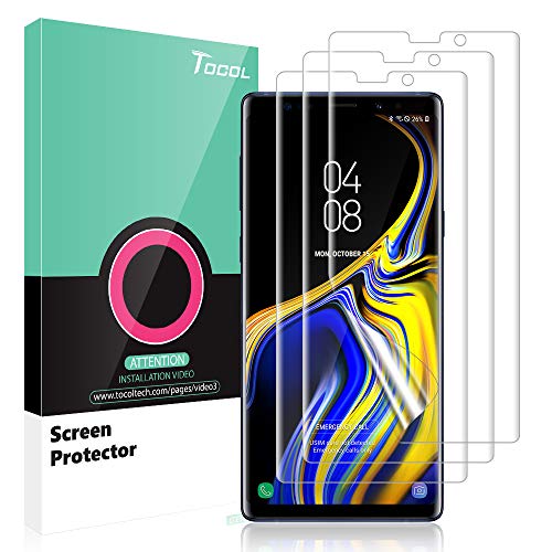 Product Cover TOCOL [3 Pack] for Samsung Galaxy Note 9 Screen Protector HD Clarity Flexible TPU Film [New Version] [Touch Sensitive]