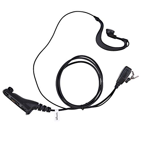 Product Cover LeiMaxTe Earpiece for Motorola XPR 6350 6550 XPR 7350 7550 7550e 7580e 2 Way Radio with Mic PTT Walkie Talkie Headset Security Surveillance Survalliance Kit