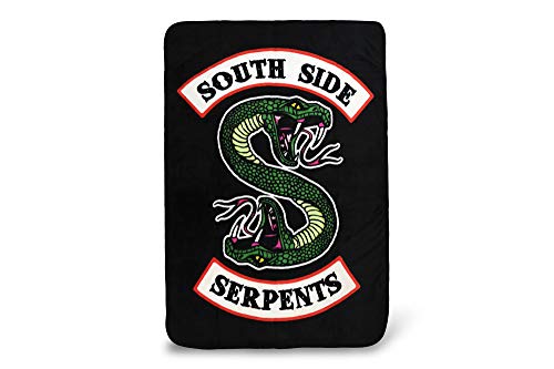 Product Cover Riverdale Southside Serpents Fleece Throw Blanket | Official Riverdale Series Collectible Blanket | Measures 60 x 45 Inches
