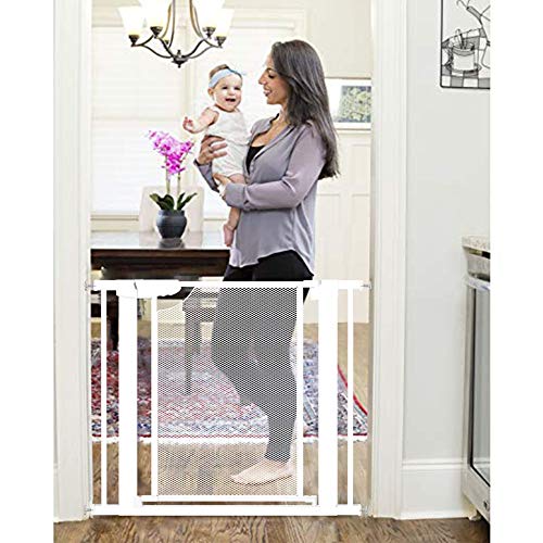 extra wide mesh baby gate