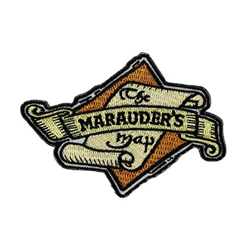 Product Cover Harry Potter Marauder's Map Patch Mischief Managed Embroidered Iron On Applique